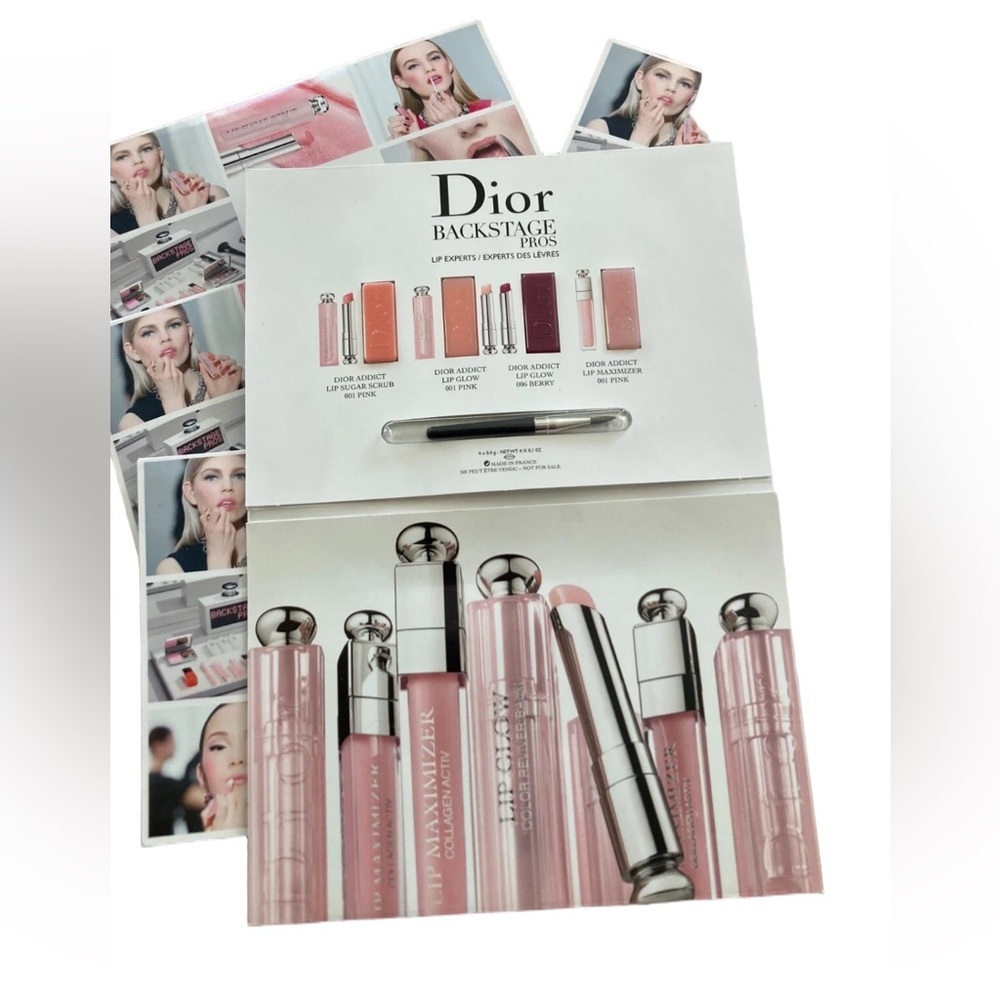 Dior Gua Sha Face Stone Massage Tool + Lip Addict Sample Card - Picture 4 of 5